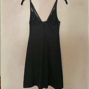 Zara Black Lace Detail Chemise